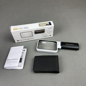 Eschenbach Mobilux LED Magnifier 3x 8D 250 with cover Made In Germany